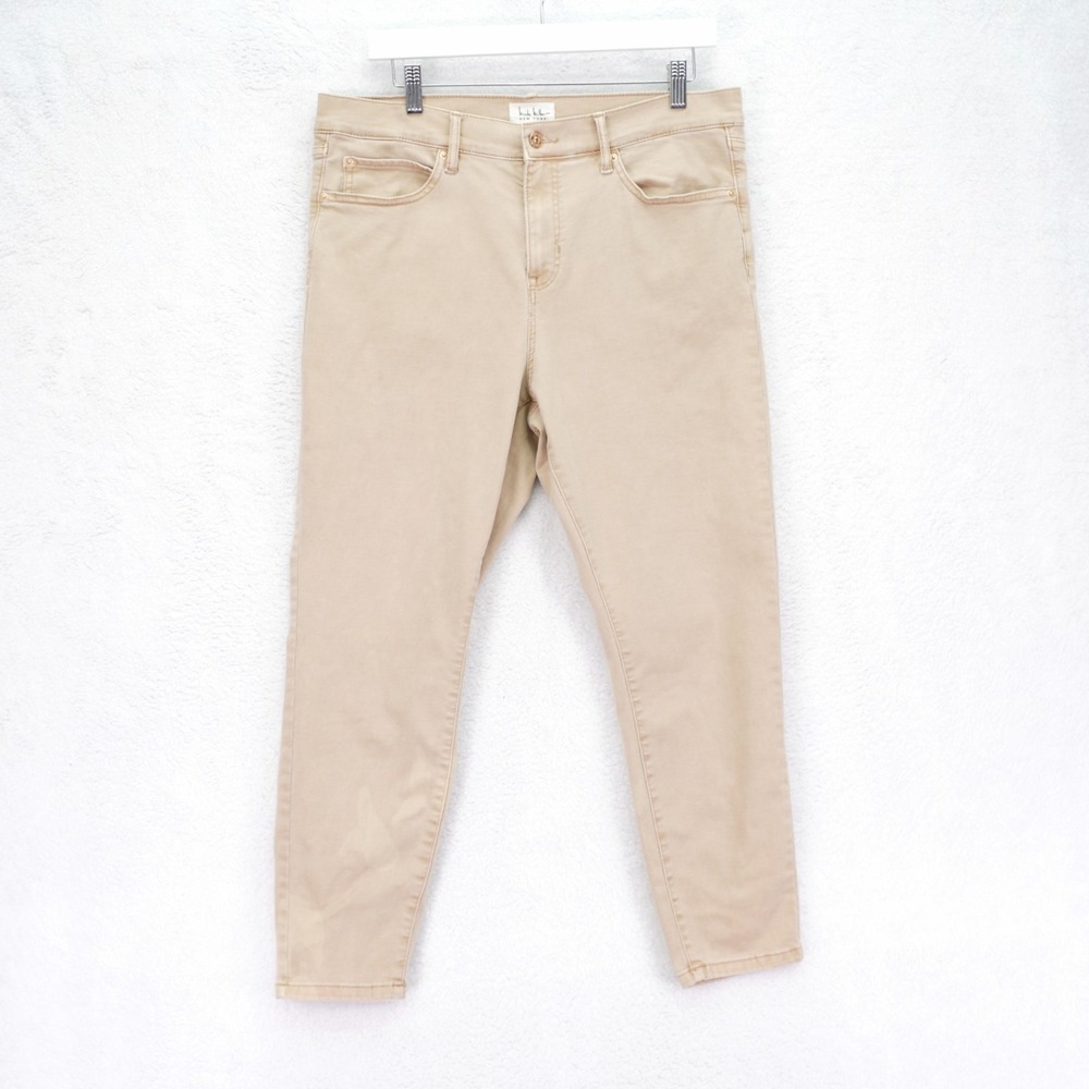 STAINED Nicole Miller Denim Women's Jeans Soho High Rise Ankle Skinny -12  33/26